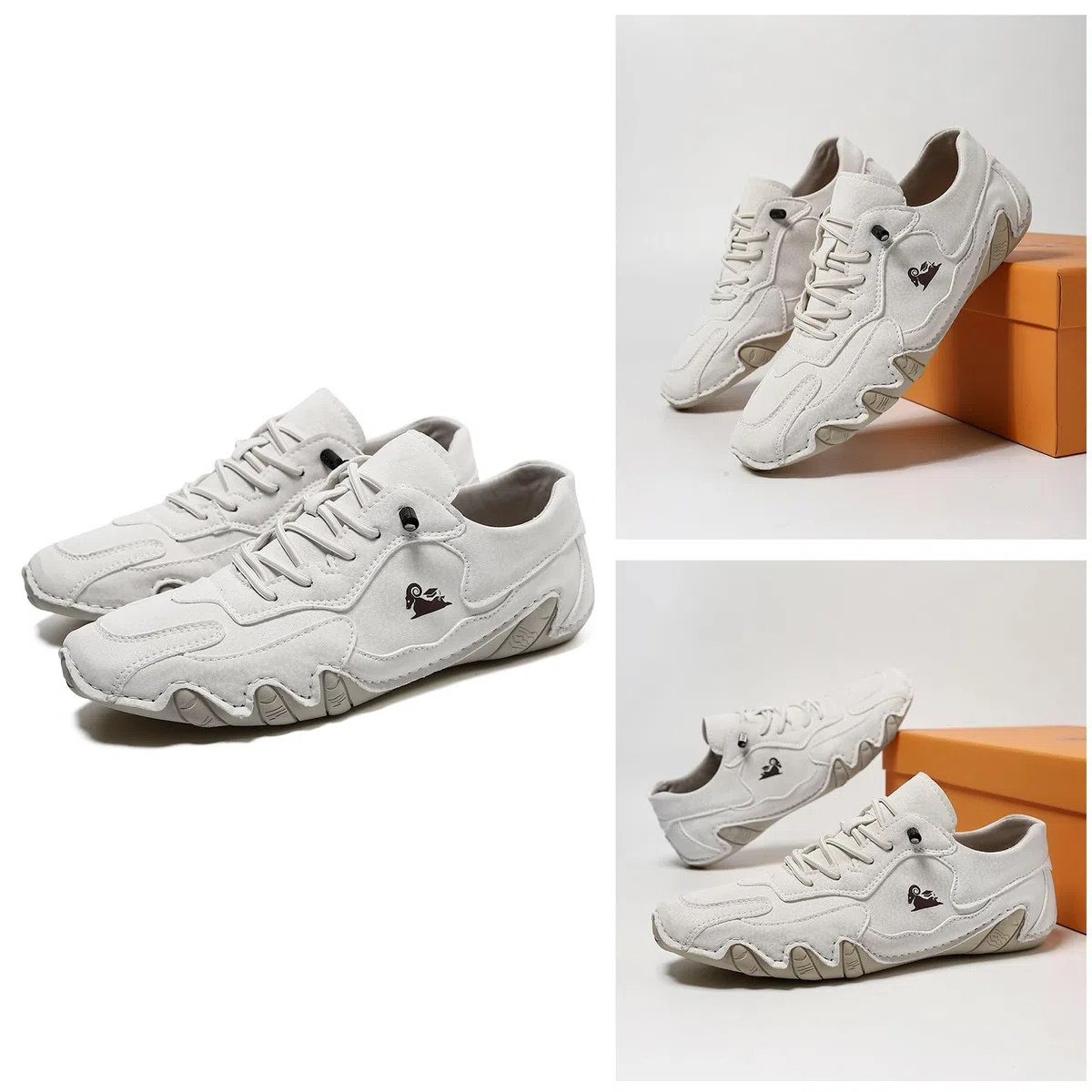 Chaussures Barefoot Femme Homme, VogLDeck Beck Shoes Imperméables Respirantes, Légères Antidérapantes pour Marche Outdoor, Randonnée, Voyage et Quotidien(Beige,40 EU)