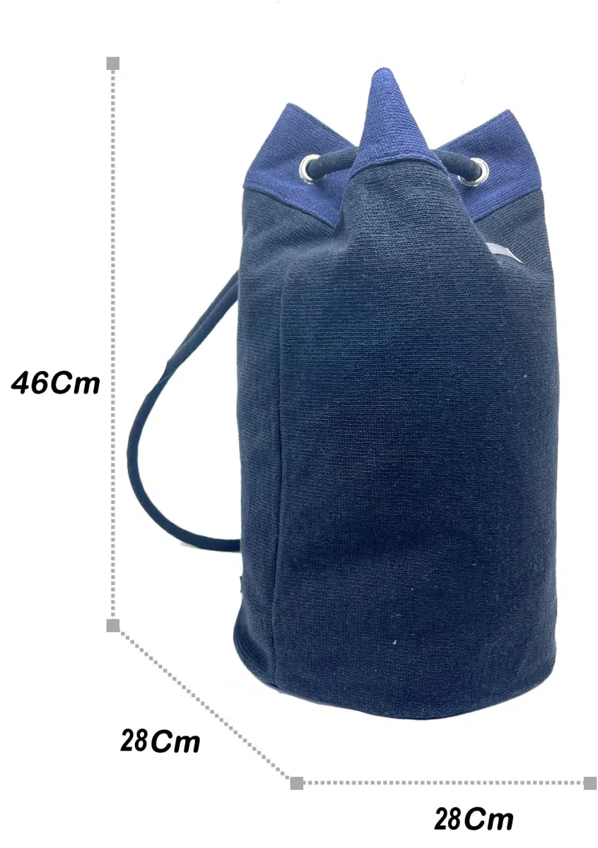 Zaino a corda/Sacca Mare - Borsa multiuso per palestra o viaggio - Prodotto artigianle - Made in Italy
