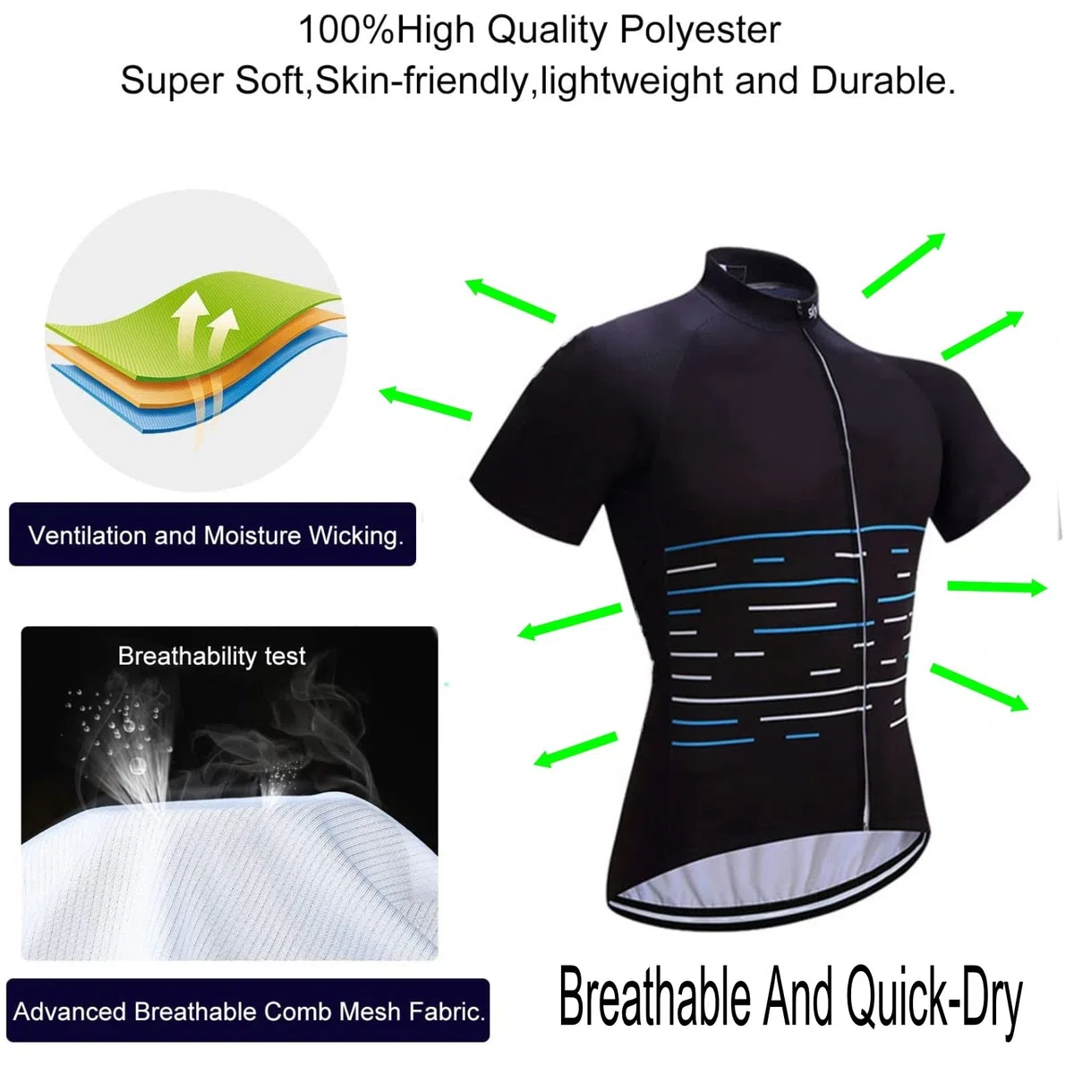 2022 Pro Tour Team Set Maglia da ciclismo da uomo , maglia da bicicletta traspirante per mountain bike, pantaloncini con bretelle kits GEL Paddad