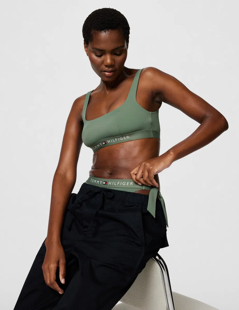 Tommy Hilfiger Top Bikini a Bralette Donna Non Imbottito