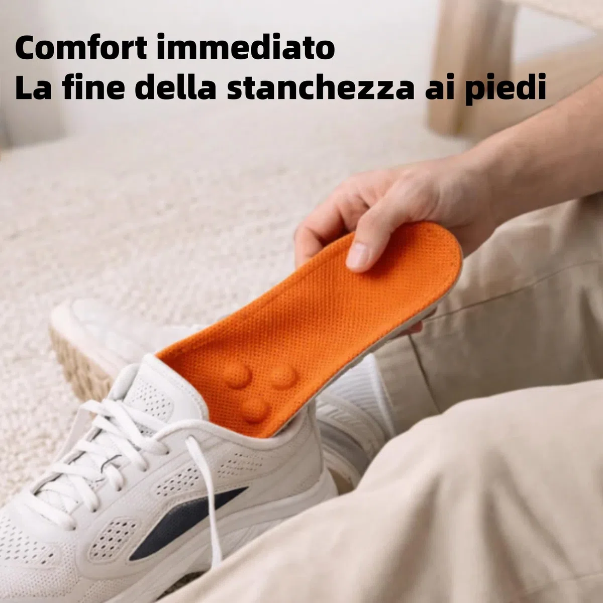 Happybimbi Solette,Solette Ortopediche Ammortizzanti,Traspiranti e Morbide,Solette Ergonomiche Multiuso per Lavoro,Sport e Uso Quotidiano,Confort Extra Antiodore