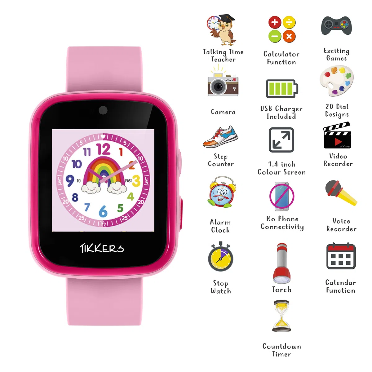 Tikkers Smart watch Bambina ATK1084PNK