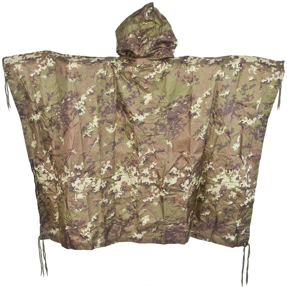 Mil-Tec Poncho antipioggia unisex • Poncho americano in materiale ripstop antistrappo • Poncho antipioggia multiuso da uomo e da donna • Impermeabile e extra lungo • Come giacca impermeabile per