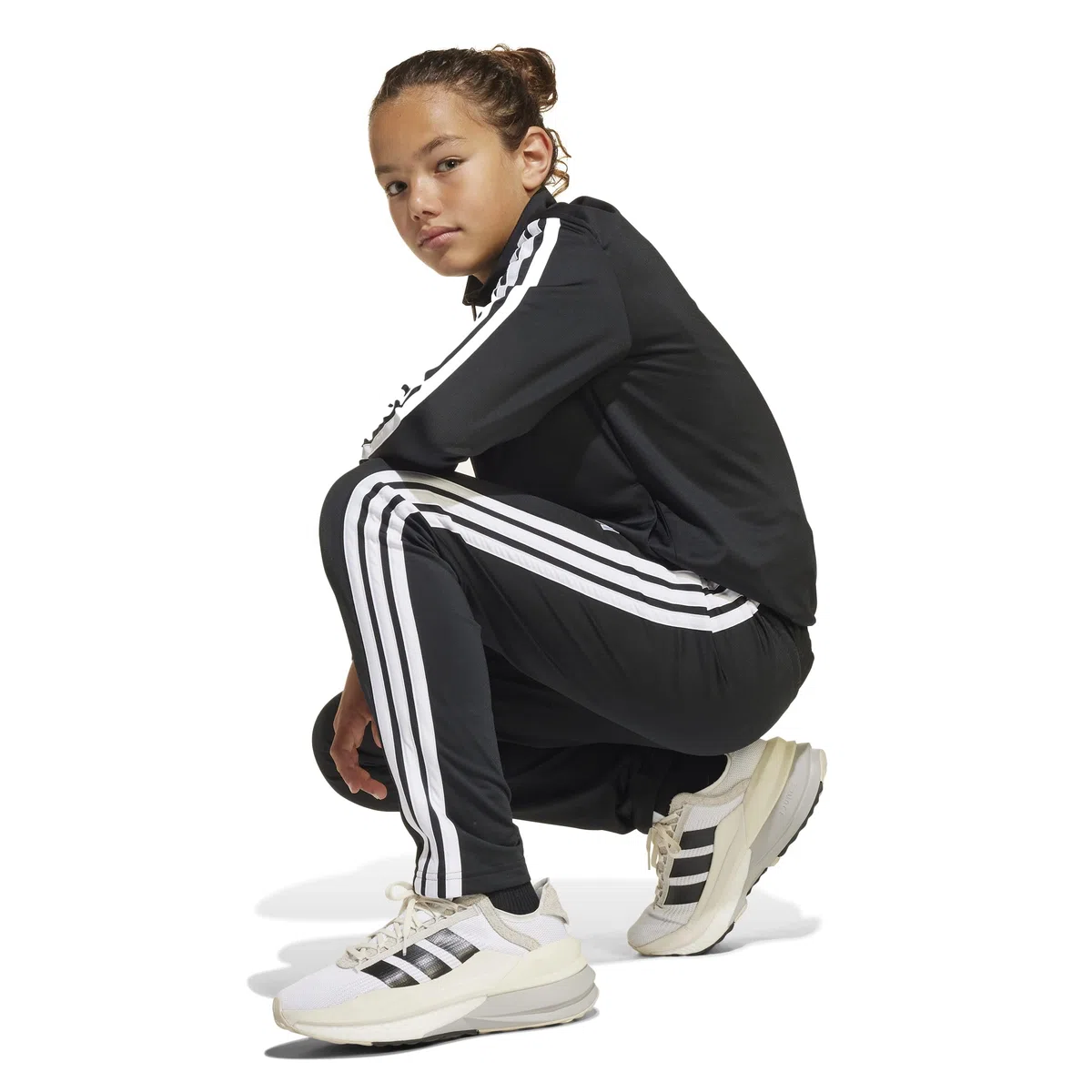 adidas Unisex - Bambini e ragazzi ESSENTIALS CLIMACOOL STRIPES TRACKSUIT