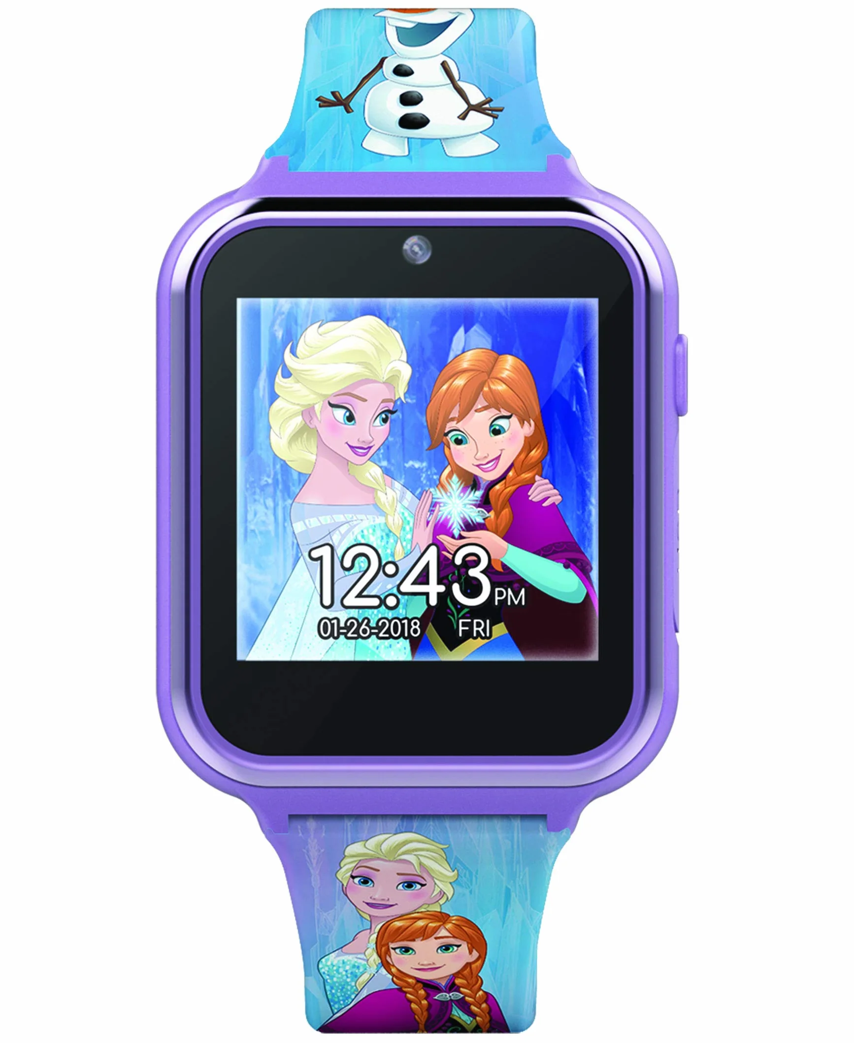 Disney Orologio Digitale Unisex Bambini FZN4151, Fotocamera, Blu/Viola