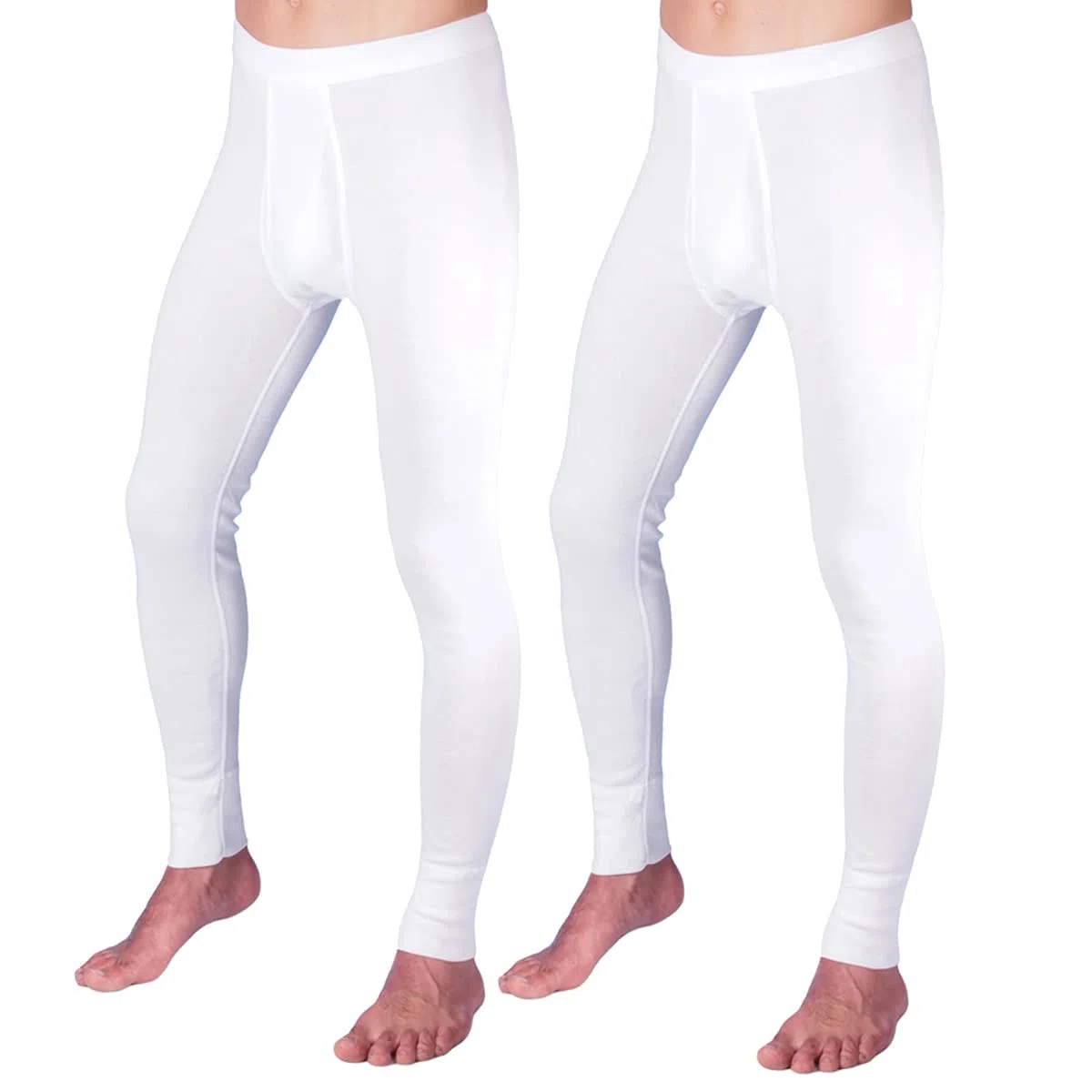 HERMKO 3540 Confezione da 2 Mutande Lunghe Uomo Long Johns (Altri Colori), 100% Cotone Biologico