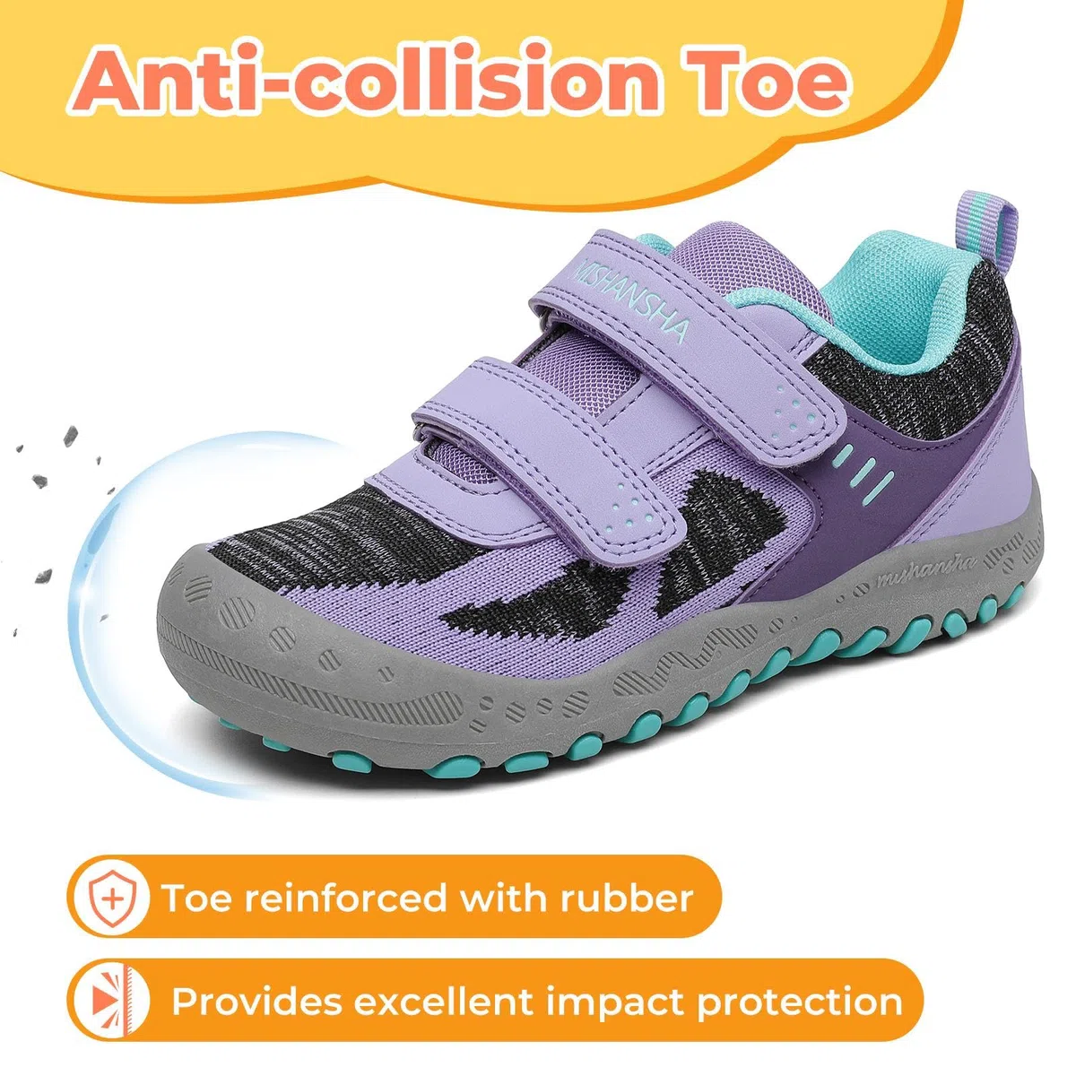 Mishansha Ragazza Scarpe da Ginnastica Traspirante Scarpa Trekking Confortevole All'aperto Sneaker GR.24-38