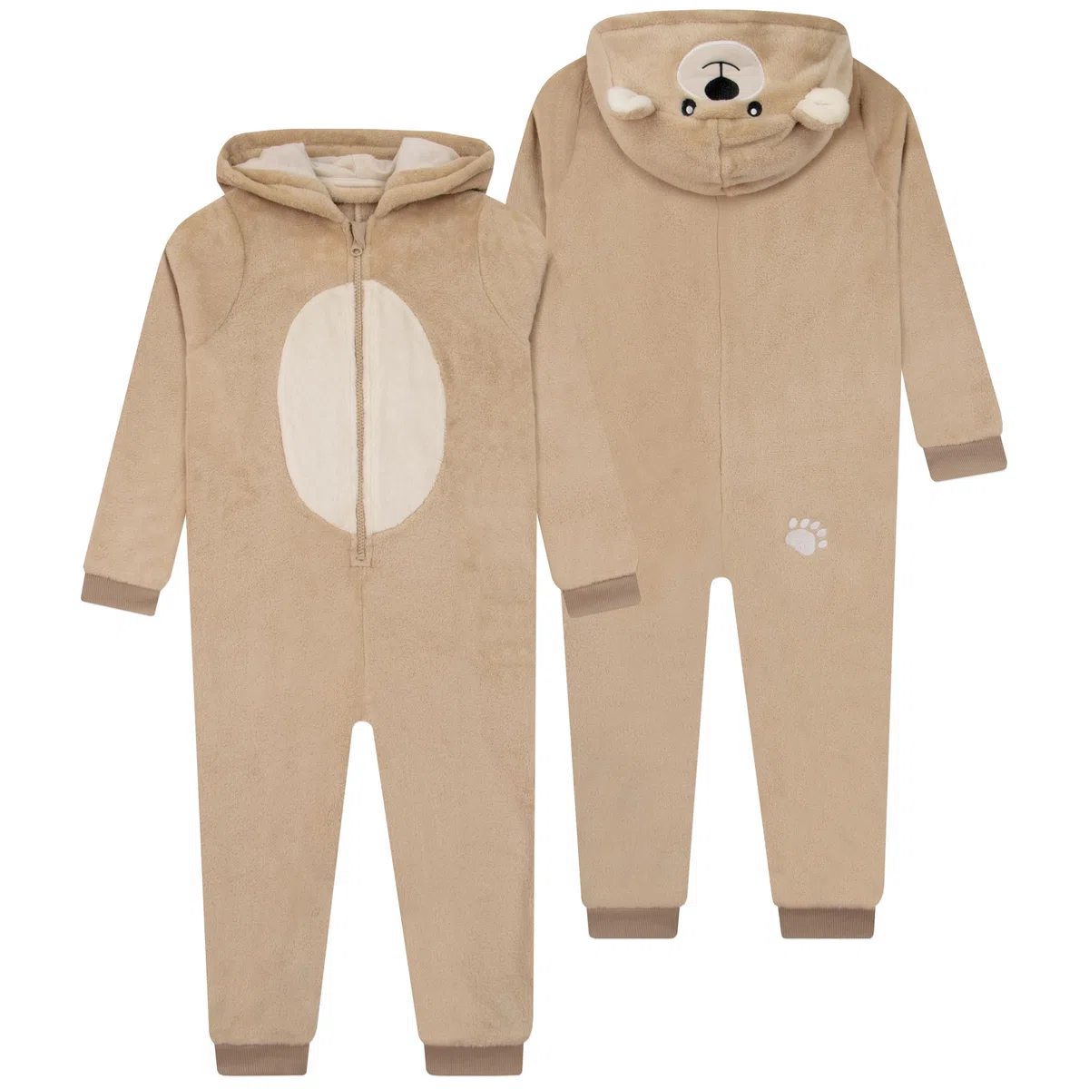 Harry Bear Tutina Pigiama Intera con Cappuccio per Bambini Orso Coniglio O Dinosauro in Morbido, Pigiama Animale