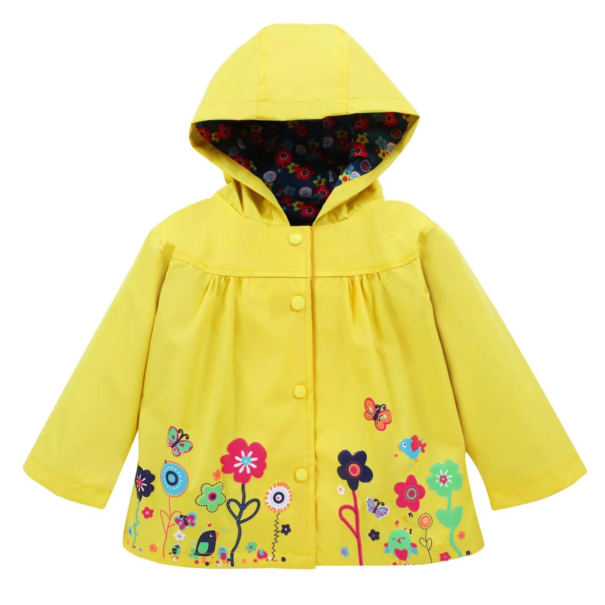 LZH Tuta impermeabile per neonate Tuta impermeabile con cappuccio Giacca e pantaloni Outwear