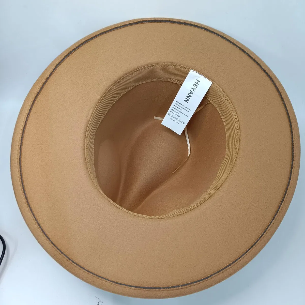 HEYANN Cappello classico Fedora a tesa larga con fibbia per cintura in feltro unisex cappello da trilby da uomo panama cappello jazz cappello per donna uomo