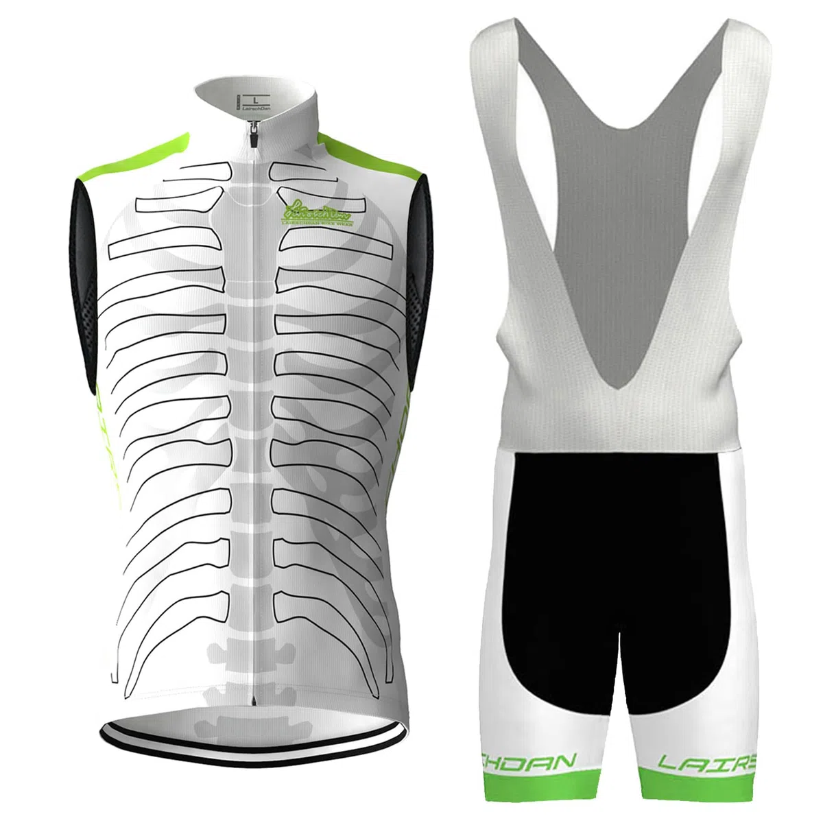 Completo Ciclismo Uomo Estivo Abbigliamento Bici MTB Maglia Ciclista Senza Maniche,Maglietta Bicicletta Gilet e Salopette Pantaloncini con 9D Gel Imbottiti,Tuta Ciclo Sleeveless Asciugatura Rapida