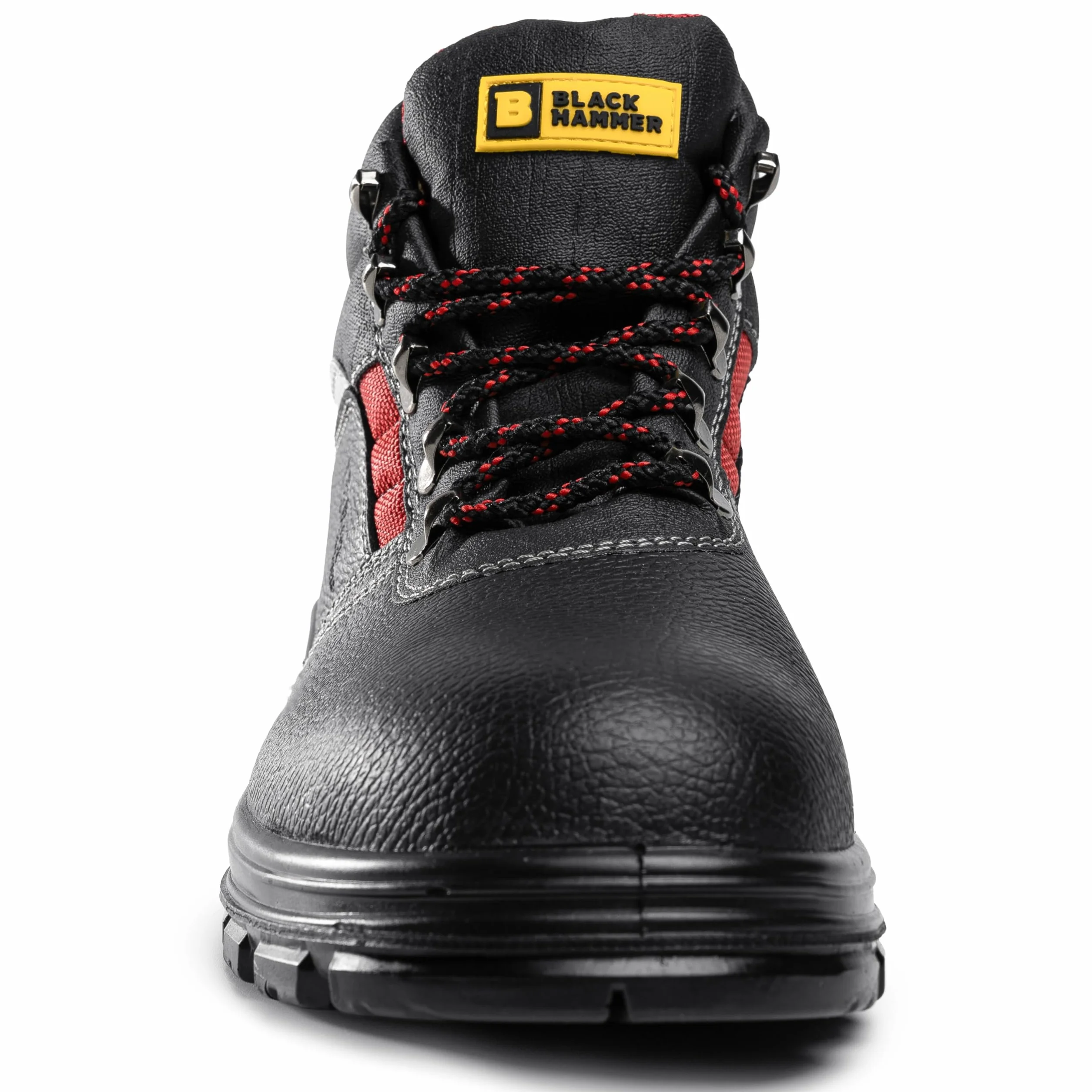 BLACK HAMMER Scarpe Antinfortunistiche Maschili in Pelle Scarpe Antinfortunistiche Maschili S3 SRC Scarpe da Lavoro in Pelle con Punta in Ferro Uomo 5993