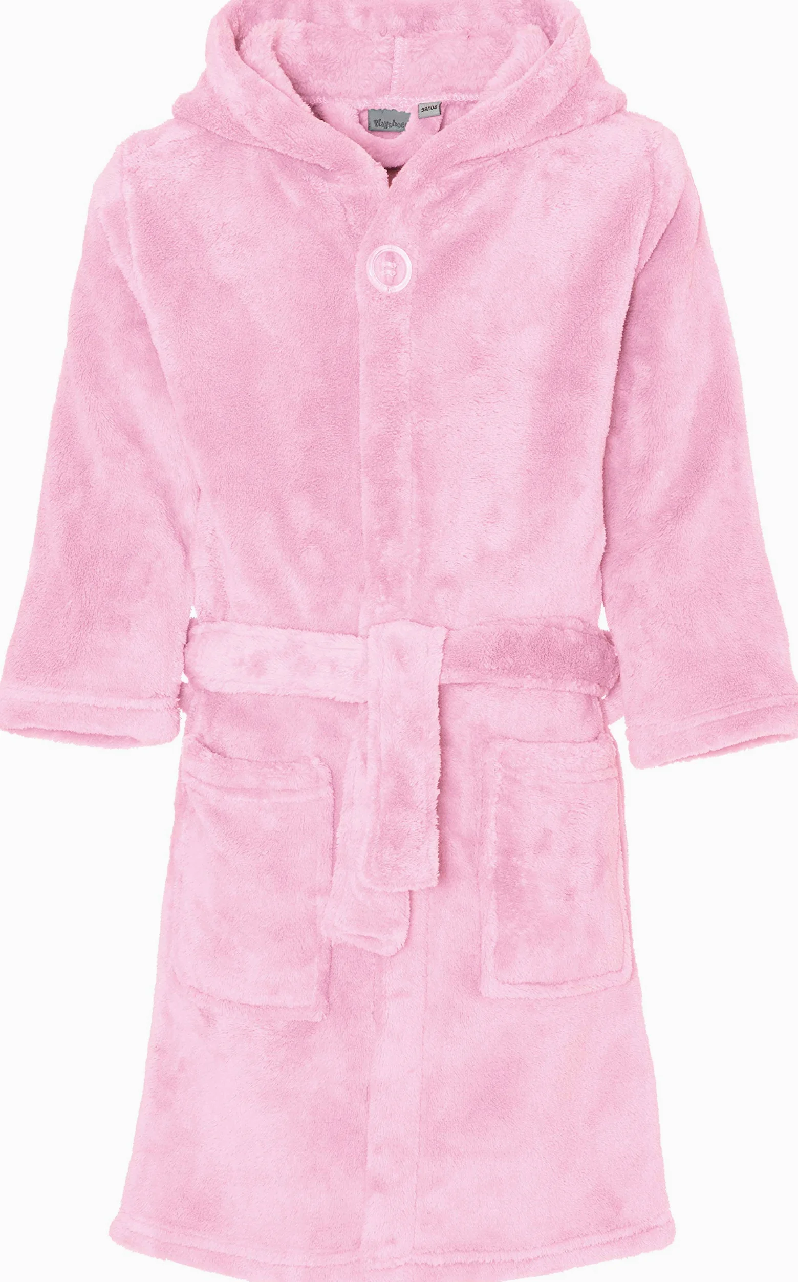 Playshoes Accappatoio in pile per bambini, Vestaglia Unisex - Bambini e ragazzi, rosa, 134/140