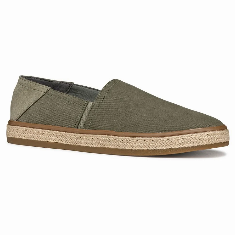 Geox U Pantelleria A Sandalo Espadrillas con zeppaUomo