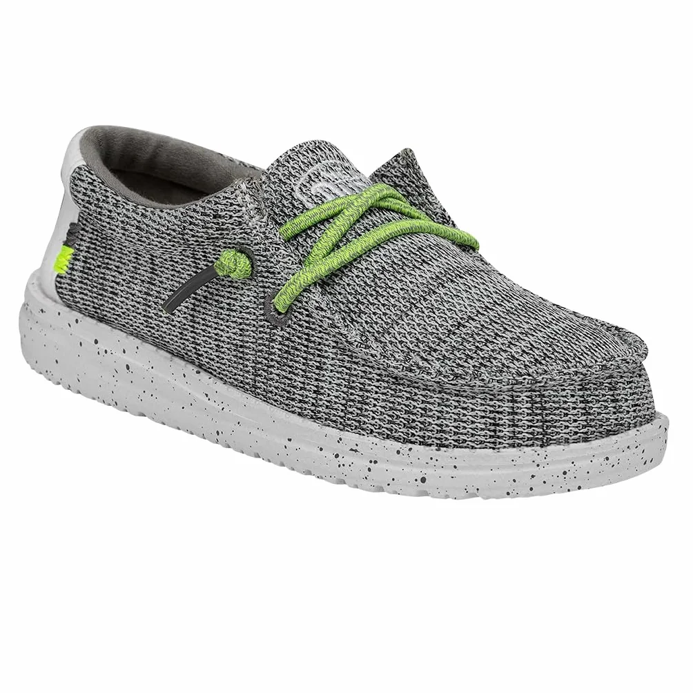 Hey Dude Wally youth Sox Sneaker Grigio da Bambino 40049-1KA