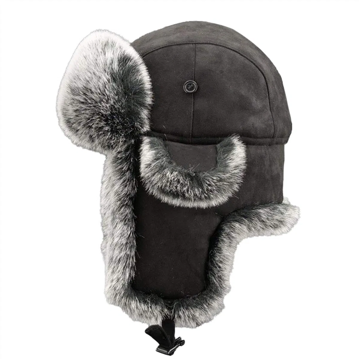 Insun Unisex Cappello Aviatore Pelle Scamosciata Cappello Invernale Ushanka Cosacco in Finta Pelliccia
