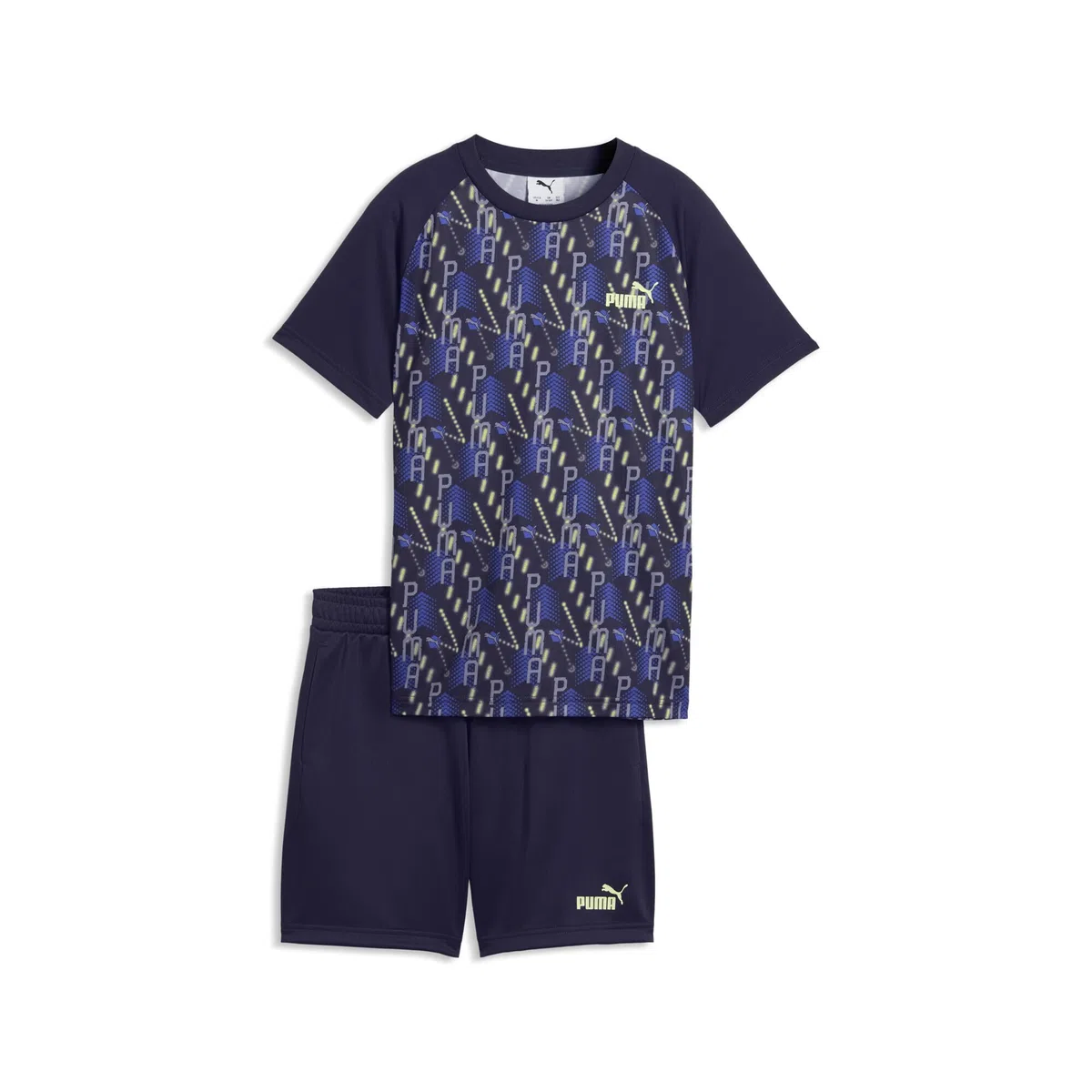 PUMA Completo T-shirt e shorts TRAIN ALL DAY Essentials per ragazzi