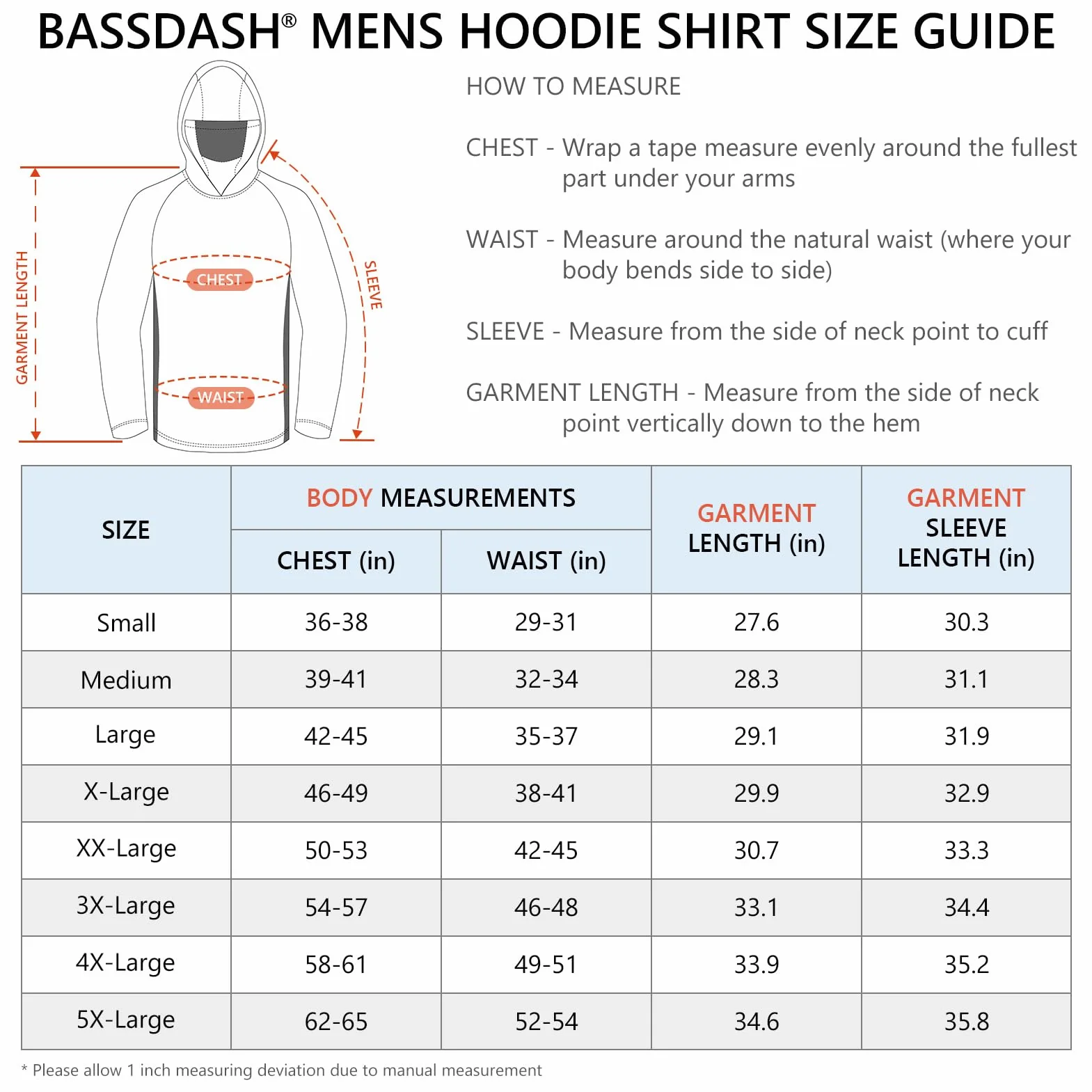 Bassdash Uomo UPF 50+ Felpa con Cappuccio per Protezione Solare Estiva a Maniche Lunghe Fishing Shirt Cooling Hoodie Camo Manica Lunga