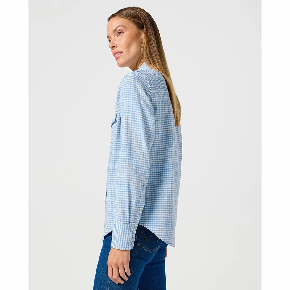 Wrangler Western Shirt Maglietta Donna