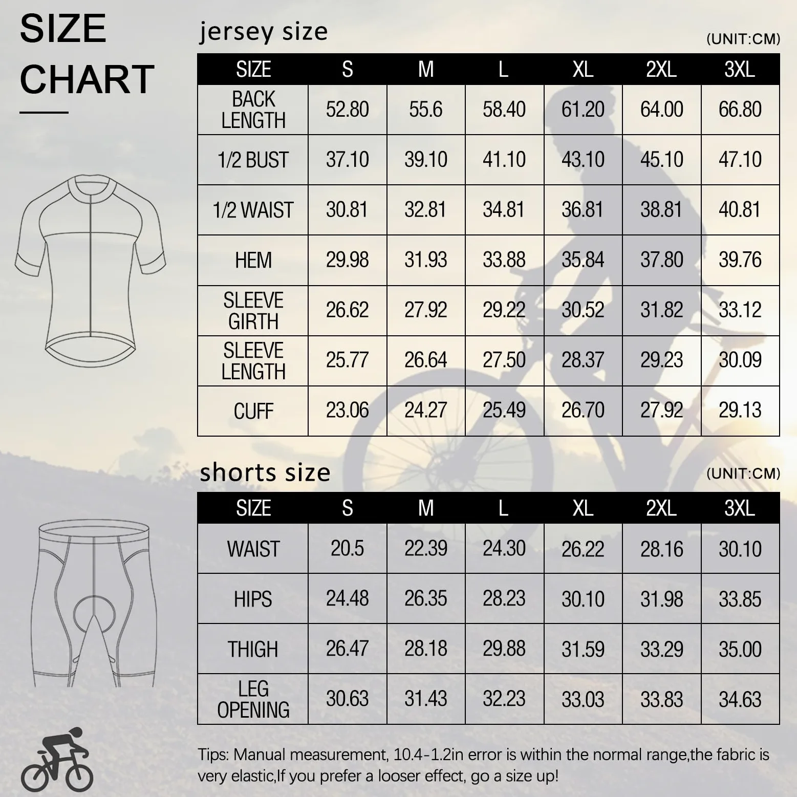 Set da Ciclismo Bambino Maglia a Maniche Corte e Pantaloncini con Seduta Imbottita Completo da Ciclismo Bambini Ragazze