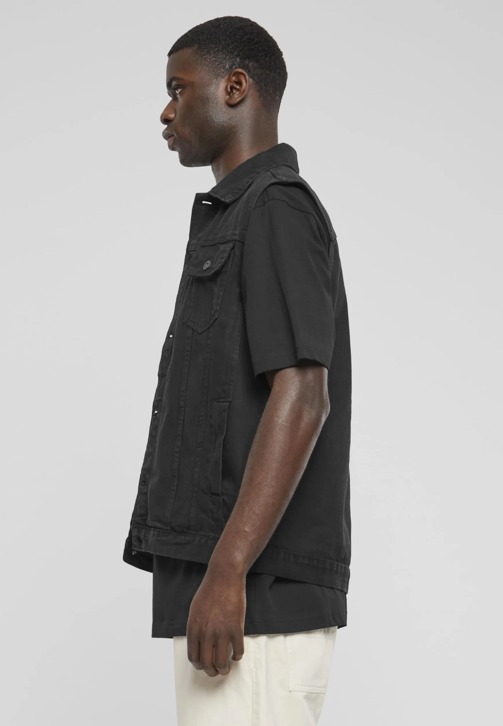Urban Classics Gilet in denim da uomo
