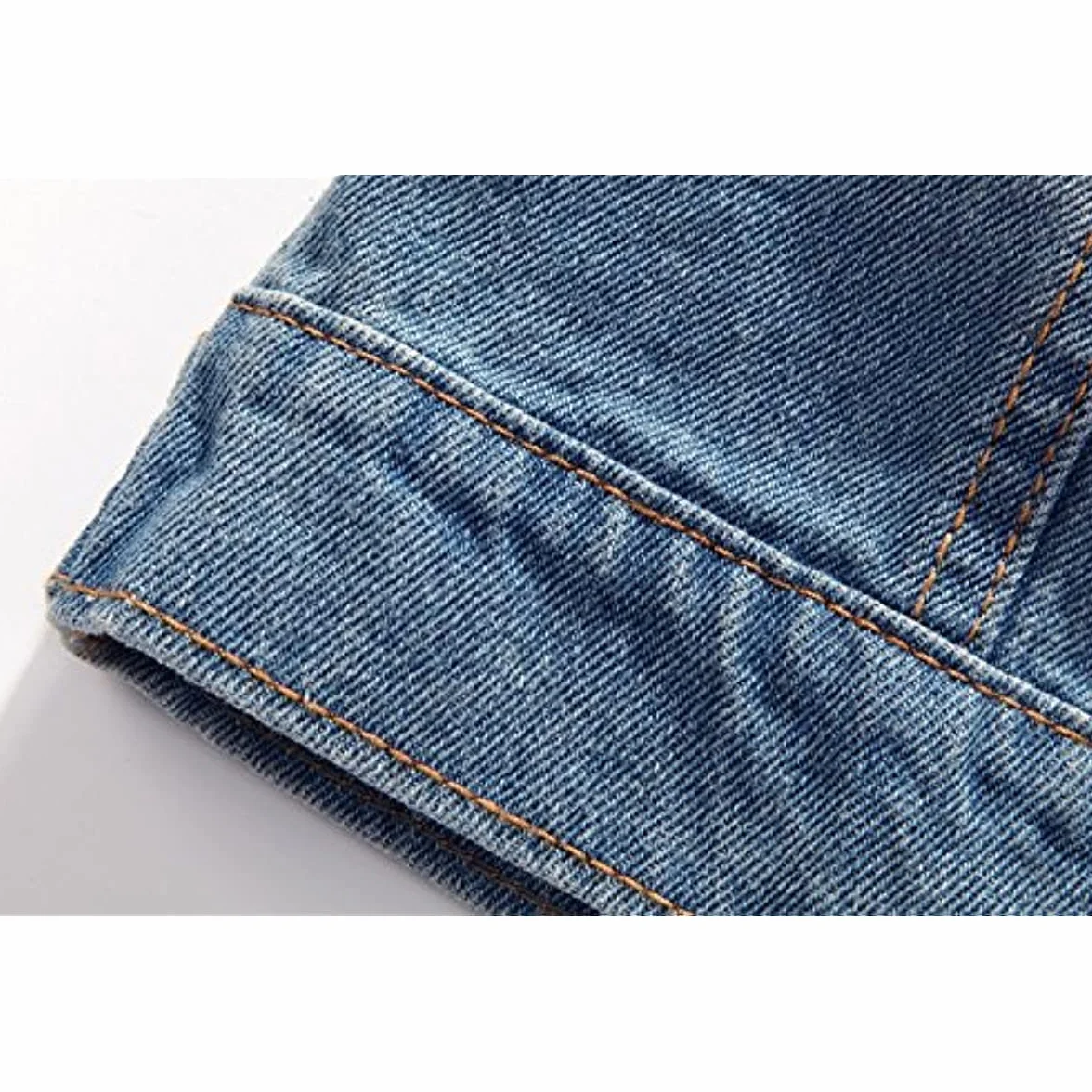 Giacca Jeans per Uomo Senza Maniche Vintage Strappato Gilet di Jeans da Uomo Fresco Punk Gilet Denim