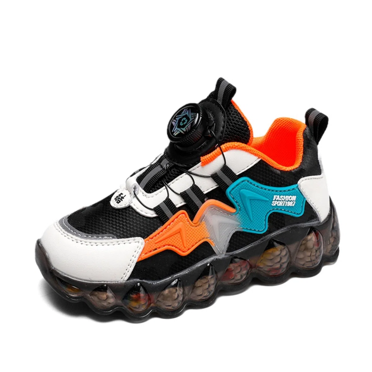 Nuove Scarpe da Basket per Bambini Scarpe Sportive per Bambini Scarpe Sportive con Fibbia Twist Scarpe da Basket per Bambini e Bambine
