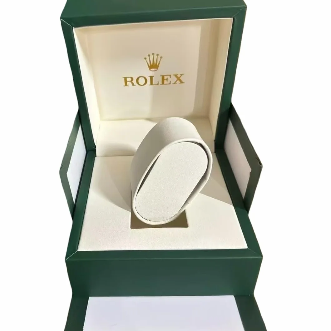 Compatta Orologio Vetrina Verde Singolo Slot Conservazione Scatola Protezione Porta Con Esterno Imballaggio Custodia per Rolex Box