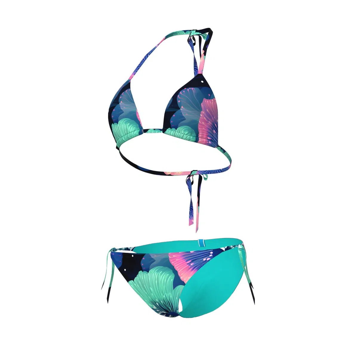 Arena Women's Arena Water Print Bikini Triangle Due Pezzi Donna (Pacco da 1)