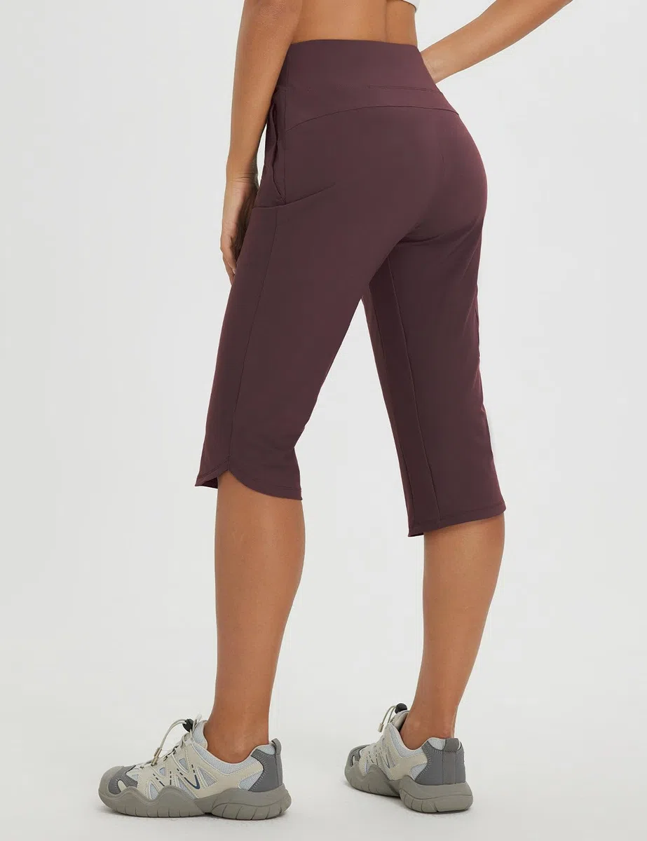 baleaf Pantaloni da Trekking da Donna Bermuda Donna Estivi Pantaloni Cargo Traspiranti Pantaloni Elasticizzati per l'outdoor Asciugatura Rapida Leggeri