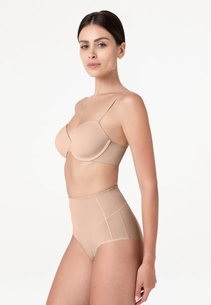 Lovable Guaina Modellante Midi | Shapewear Alta Modellazione Invisibile sotto I Vestiti |Intimo Contenitivo Sculpt Shaping Donna Guaina Modellante Donna (Pacco da 1)