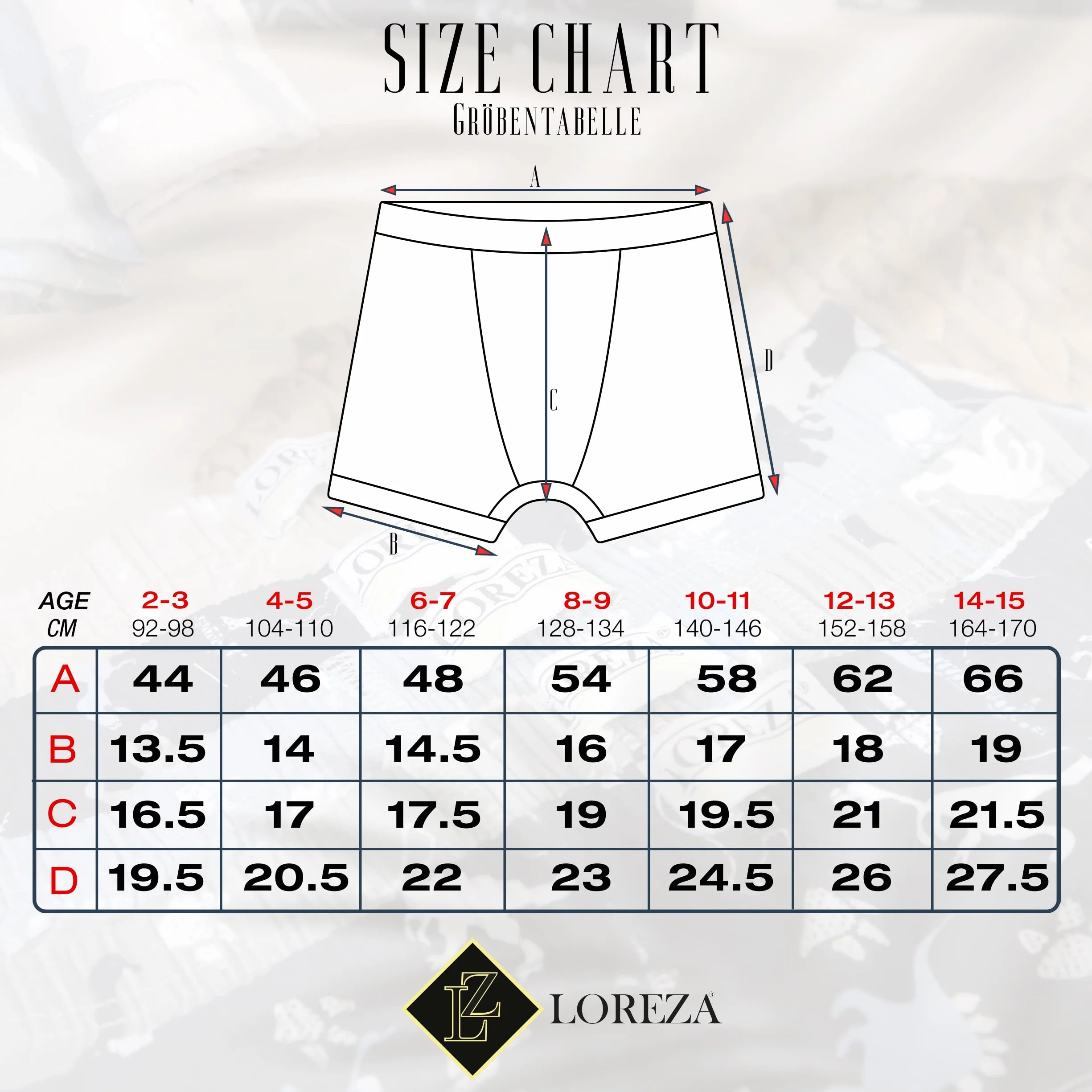 LOREZA ® 10 Boxer Slip Ragazzi Boxer Slip Dino Motivo Mutande Cotone 1-11 Anni
