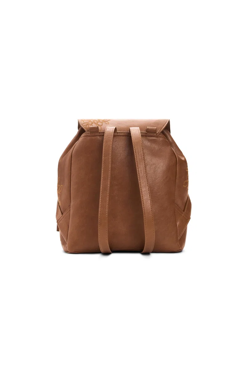 Desigual zaino per il tempo libero borsetta Sierra Prisa Mini Backpack Camel marrone