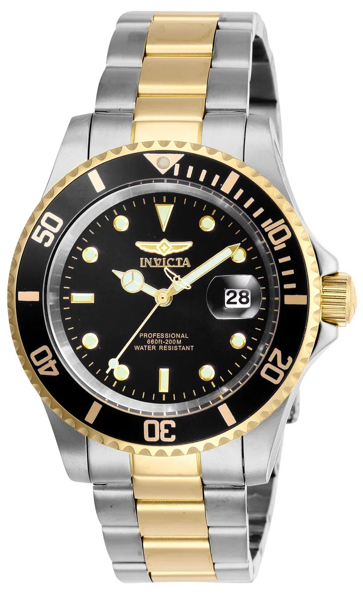 Invicta Pro Diver - Orologio da uomo in acciaio inossidabile con movimento al quarzo - 40 mm
