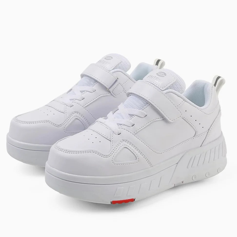 Mateju Scarpe con Rotelle Bambino Bambina Scarpe da Skateboard,Scarpe Sportive con 4 Ruote Retrattili, SneakerScarpe da Ginnastica da Pattini con Ruote per Bambini Adulti