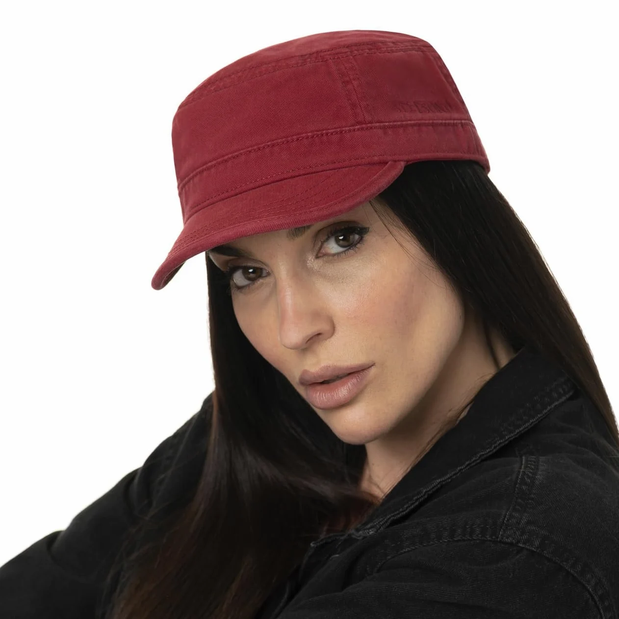 Stetson Berretto Gosper Army Donna/Uomo - Urban Military con Visiera, Chiuso nella Parte Posteriore Primavera-Estate