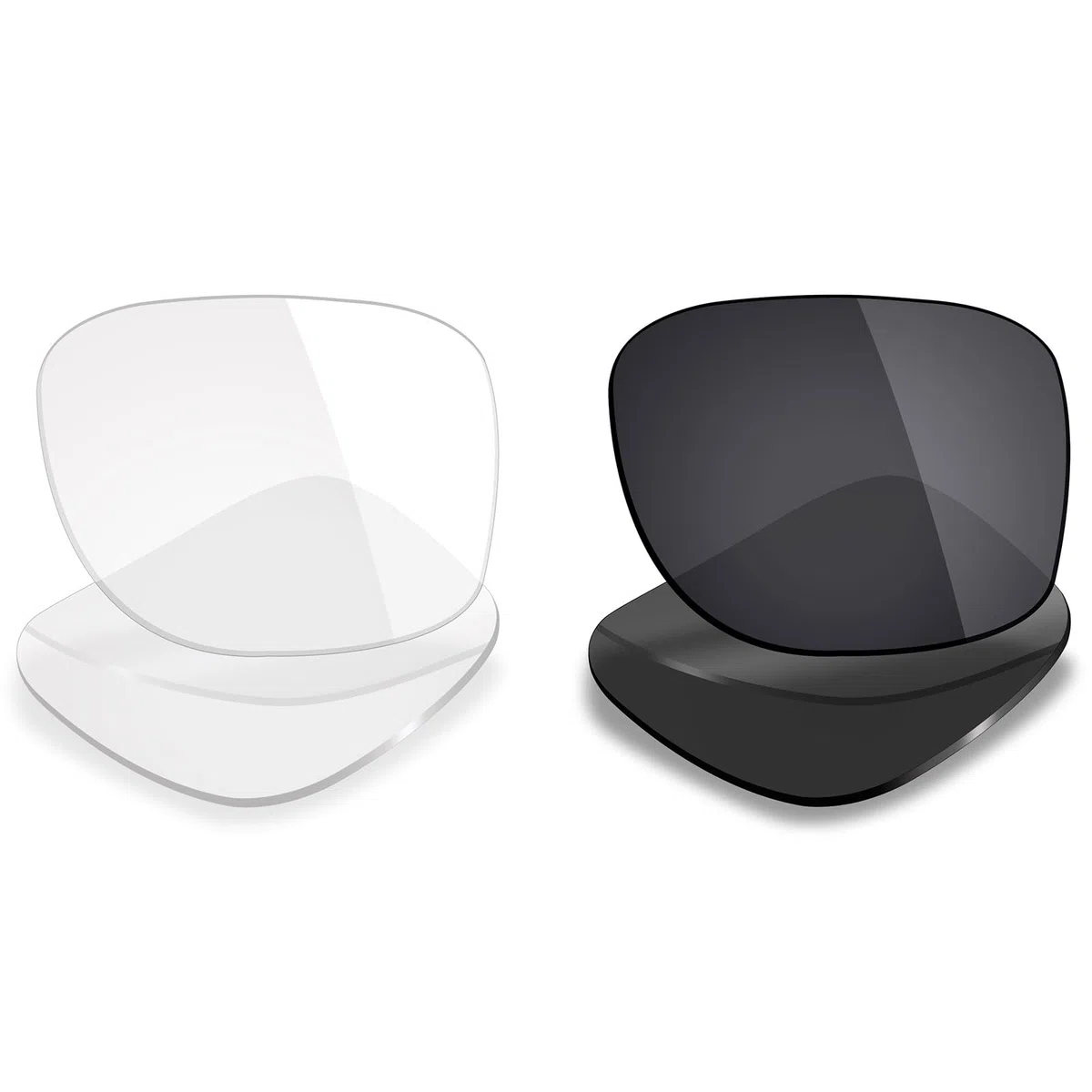 Mryok 2 paia di lenti di ricambio compatibili con Ray-Ban Meta Wayfarer RW4006 50 mm – Opzioni