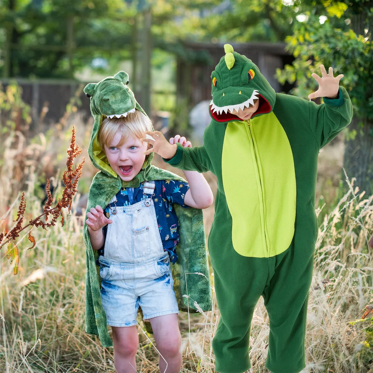 Tutina con Animali dei Cartoni, Dinosauro Pigiama Carino, Pagliaccetto, Costume Cosplay per Carnevale e Feste di Halloween per Bambini da 6 a 8 Anni