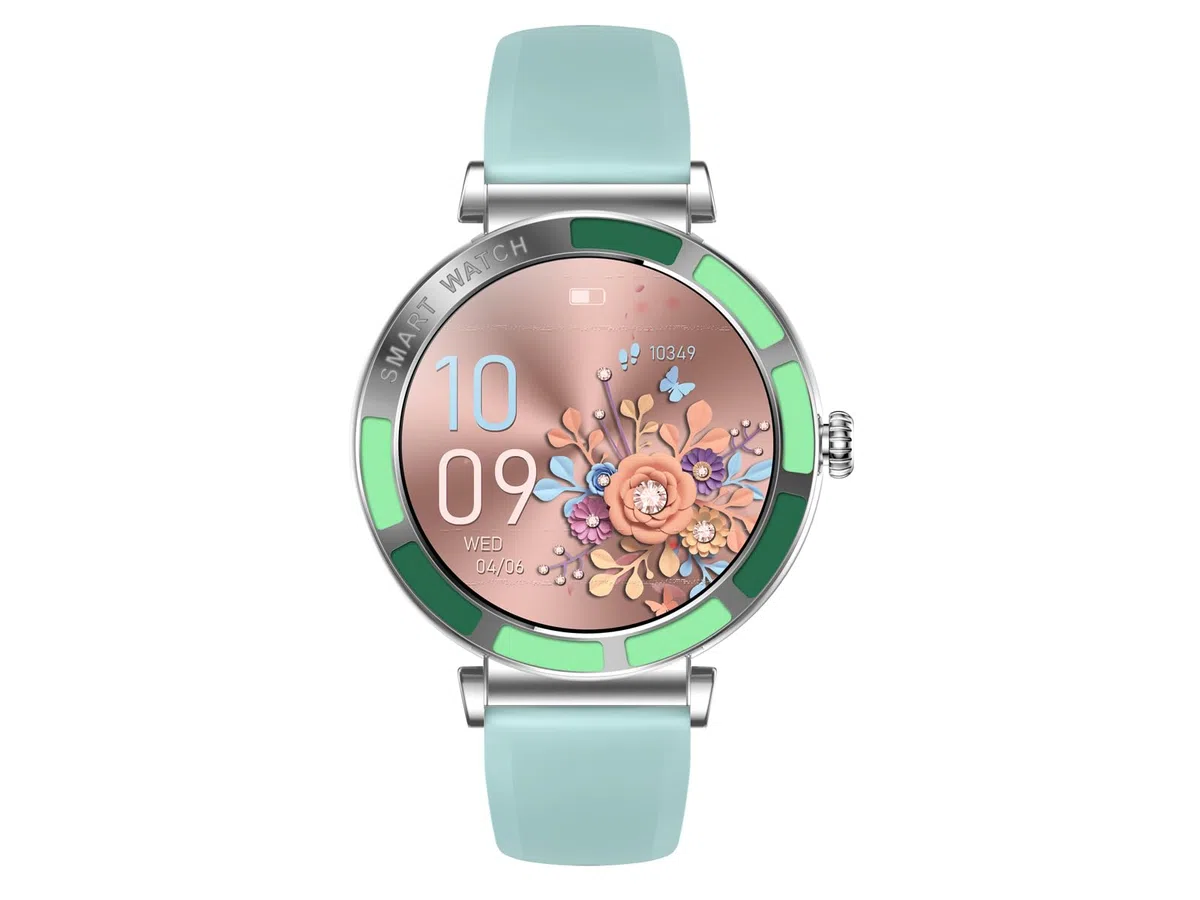 Trevi T-FIT 245 L Smartwatch con Funzione Chiamata Wireless, Display Full Touch 1.27", Monitoraggio Sonno, Passi, Frequenza Cardiaca, Esercizio Fisico, Notifiche Chiamate e Messaggi Social, Verde
