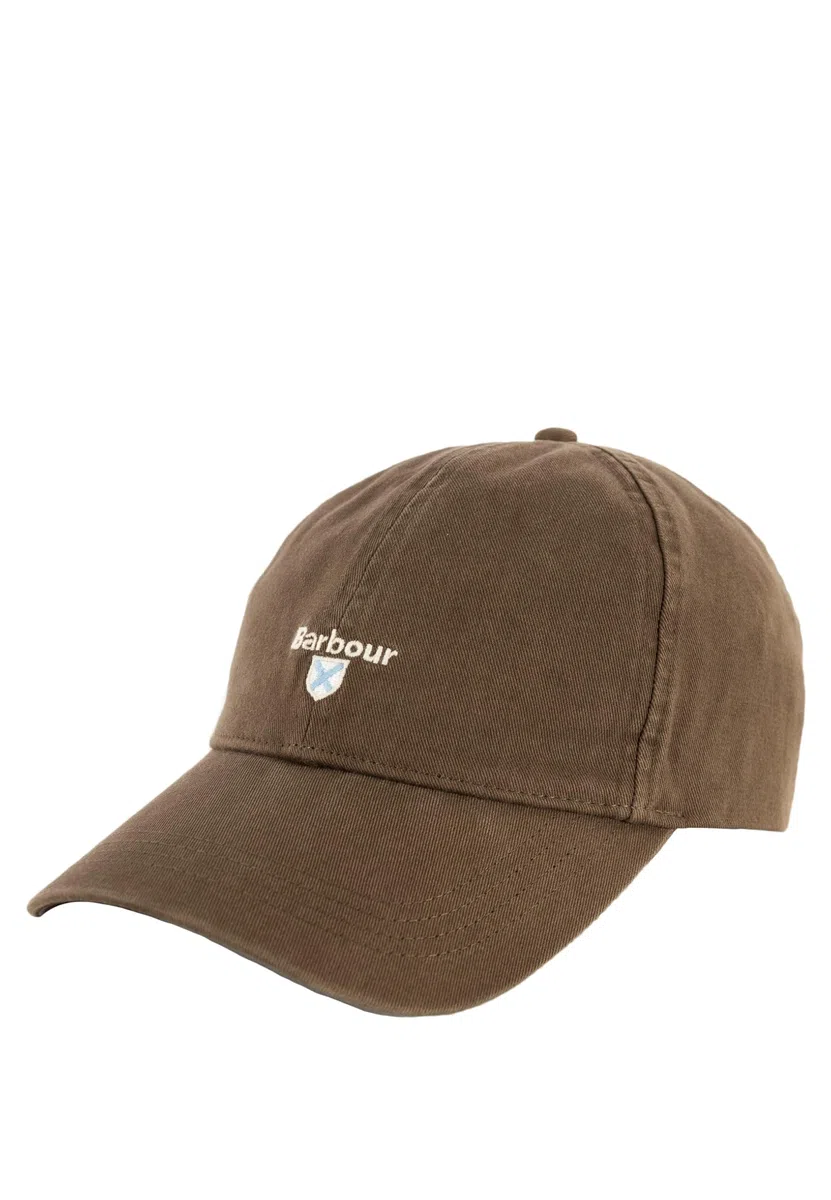 Barbour Uomo Cappellino Sportivo A Cascata, Olive