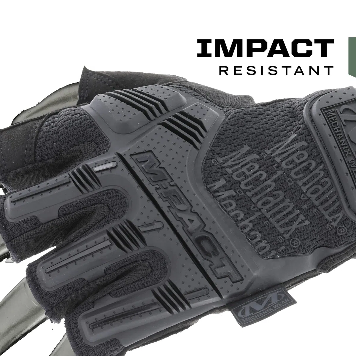 Mechanix Wear M-Pact, Guanti senza dita Covert Uomo, nero, M