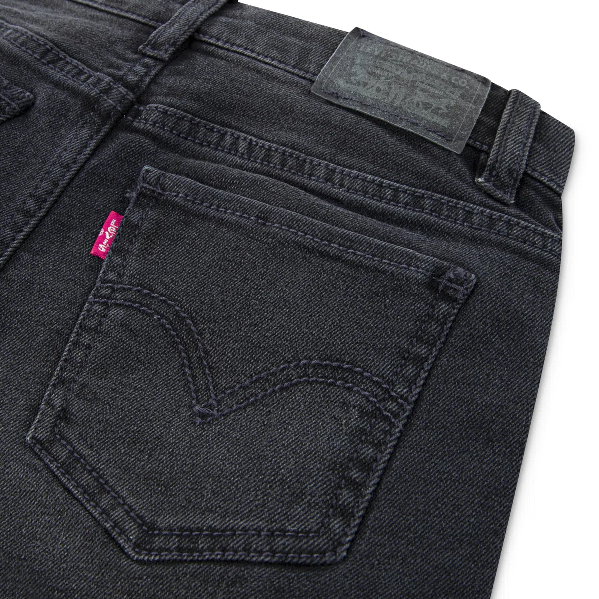 Levi's Shorts Modello Girlfriend Blu Bambina