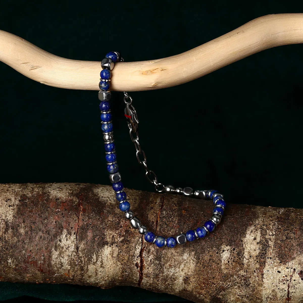 Sector No Limits Bracciale Uomo in Acciaio, Pietre naturali, collezione Basic