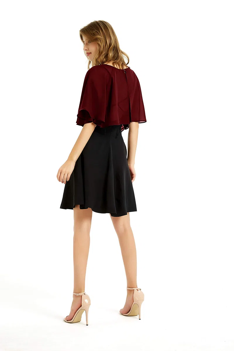 Scialle da donna in morbido chiffon, coprispalle per abito da sera, matrimonio, bolero