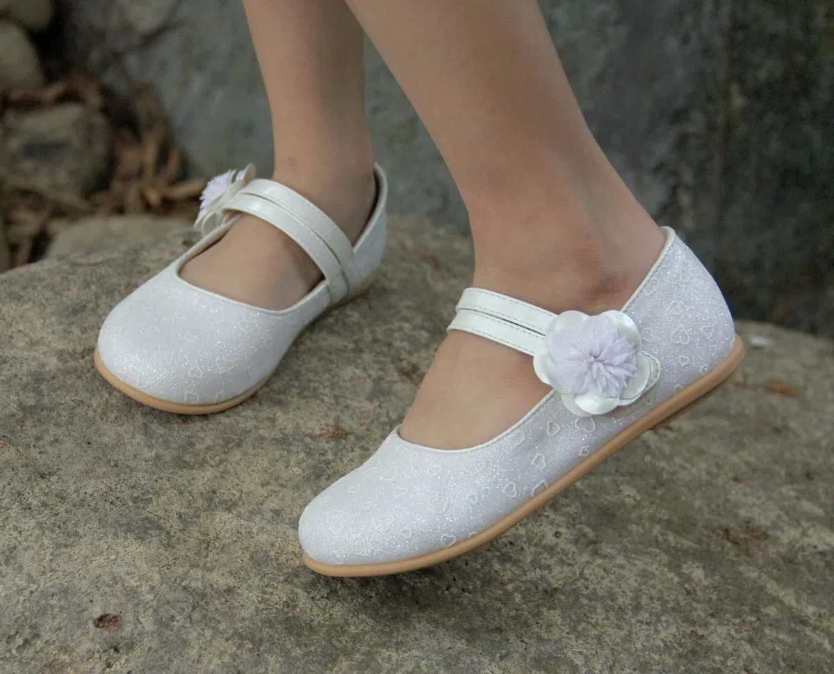 EIGHT KM Scarpe da Bambina Piccola Mary Jane Principessa da Sposa Ballerine EKM7063