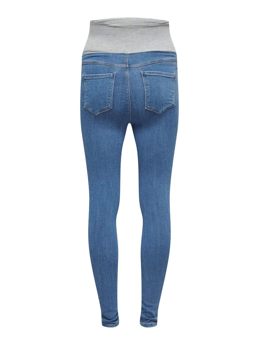 Only - Olmrain Life Reg Skinny Jegging MBD DNM, Jeans Donna