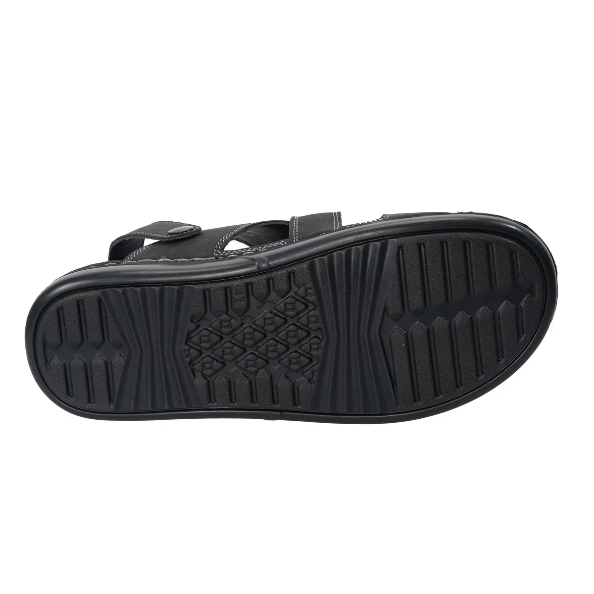 JOMIX Sandali Uomo in Pelle con Strappo Regolabile, Sandali Sportivi Ortopediche Comodi Suola Antiscivolo per Estivo, Casual e Outdoor MOX250660