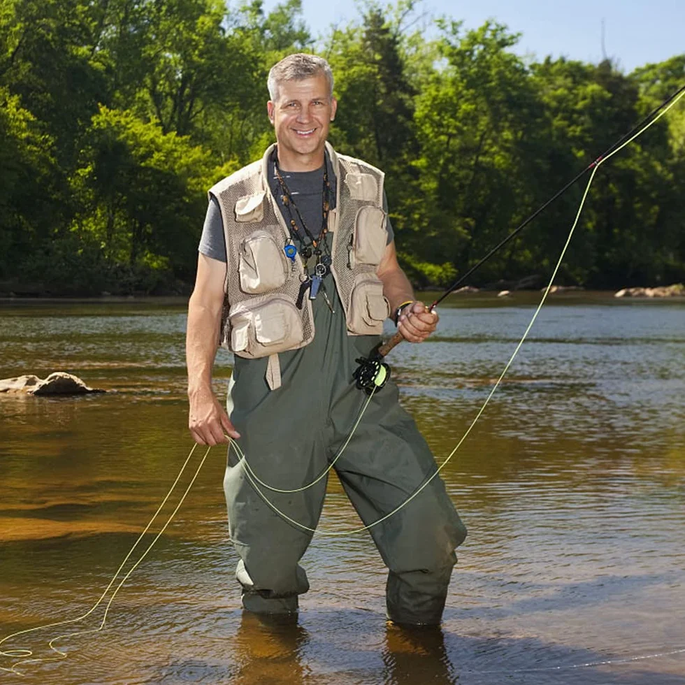 Wathose Uomo Impermeabile, Pantaloni da pescatore Impermeabile con Stivali, Wathose Neoprene 70D Nylon per pesca, fattorie, lavori di costruzione