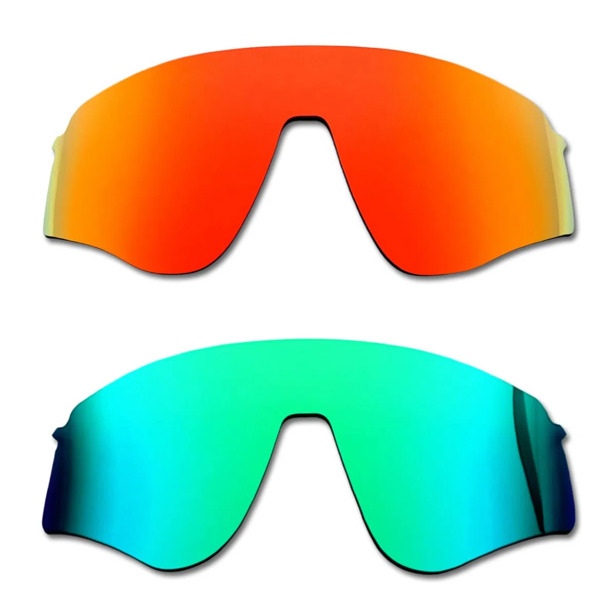 Per Oakley Sutro Lite Sweep Occhiali Da Sole Rosso/Verde 2 Pari Polarizzate Lenti di Ricambio