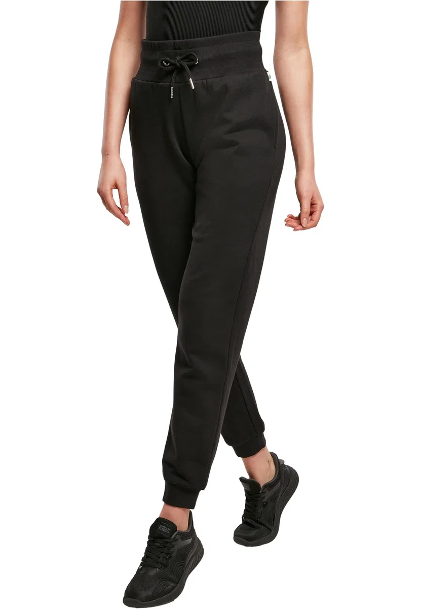 Urban Classics Damen Ladies High Waist Color Melange Sweat Pants